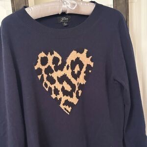 Women’s EUC Navy Cashmere J Crew sweater size medium